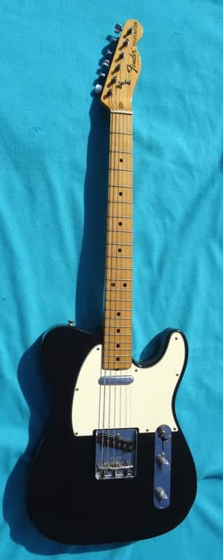 Fender Telecaster 1974 Black Maple Neck Ash Body