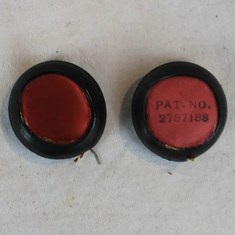 Lot of Two Accordion Lapel Microphones Unknown Brand