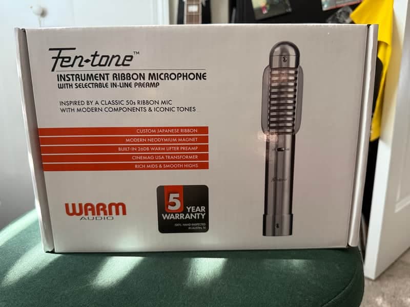 Warm Audio Fen-Tone Ribbon Microphone 2025 - Present - Nickel