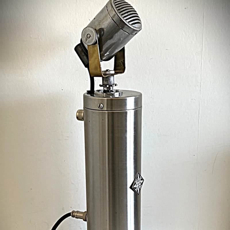 Vintage 1930's Telefunken Bottle Microphone, working reproduction/dynamic (A)