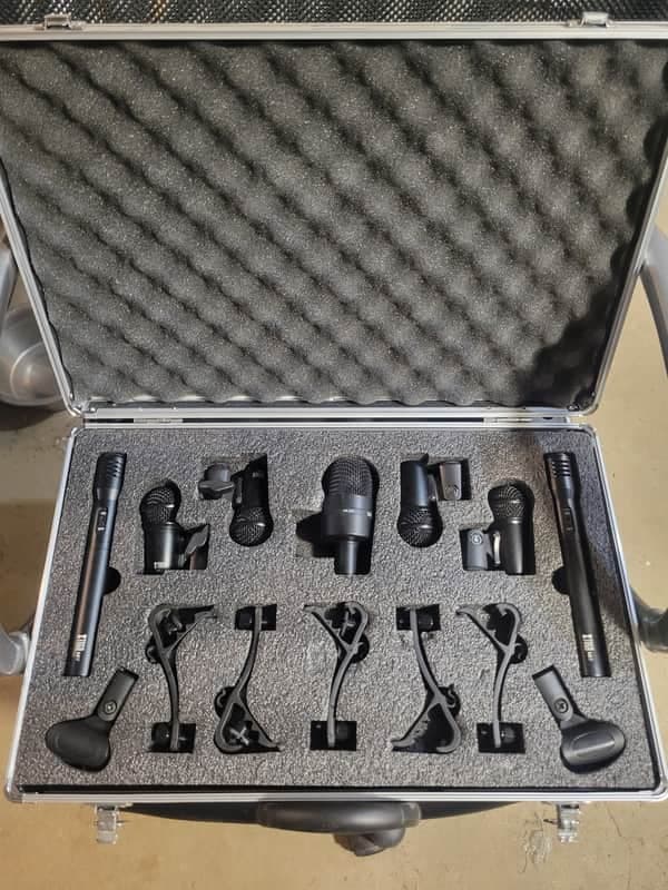 TUGA MI7 Drum Mic set 2000s - Black