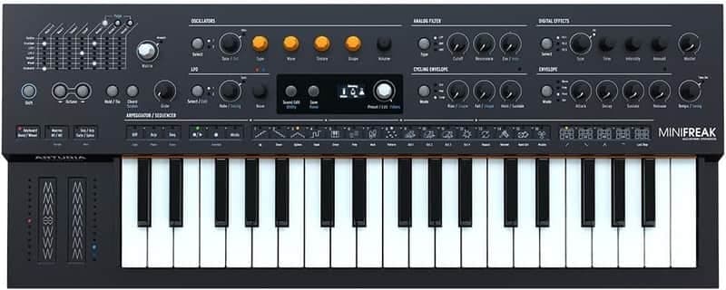 Arturia MiniFreak 37 Key Polyphonic 6-Voice Hybrid Synthesizer Keyboard
