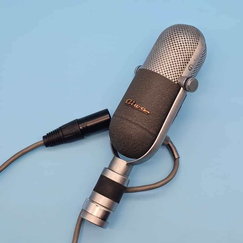 ☆Vintage 1960s Aiwa VM-13 Ribbon Microphone - VM-15 Mini RCA 77 Clone
