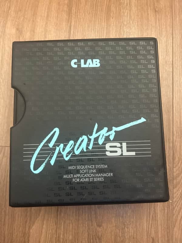 C-Lab Creator SL MIDI Sequence System Soft Link Atari ST Vintage Software Box + Disk