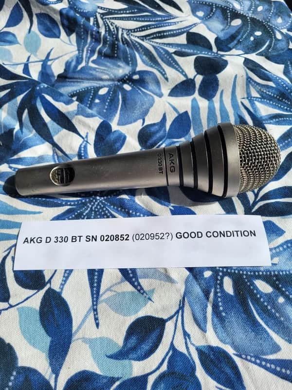 AKG D 330 BT EARLY 1980s - SILVER (SN:020852)