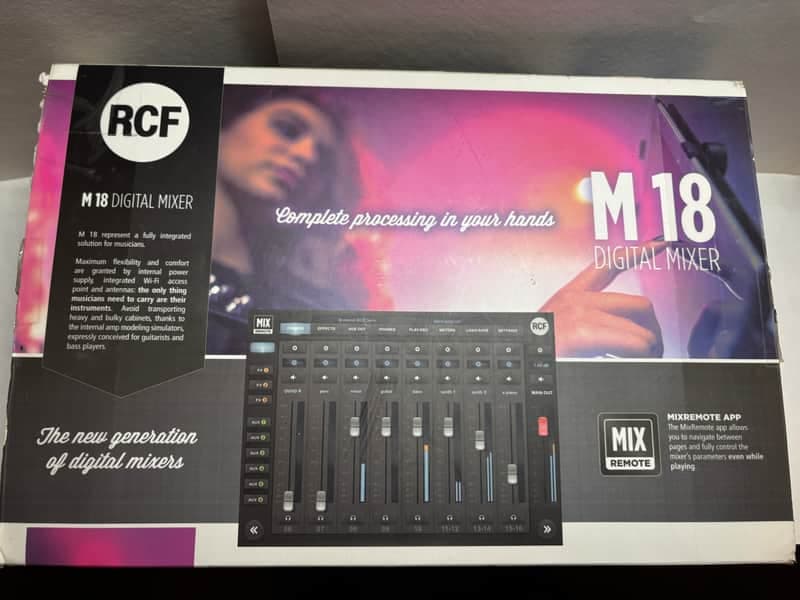 RCF M18 Digital Mixer with Integrated Effects 2010s - Black