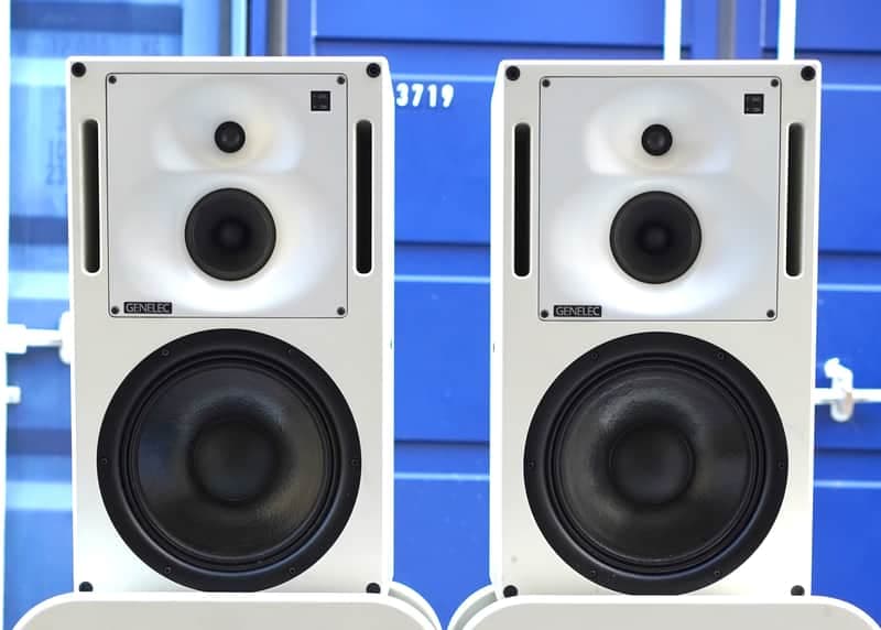 Genelec 1037C 12" 3-Way Powered Midfield Studio Monitor (Pair) 2004 - 2015 - WHITE