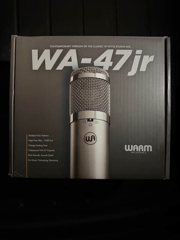 Warm Audio WA-47jr Large Diaphragm Multipattern FET Condenser Microphone 2018 - Present - Nickel