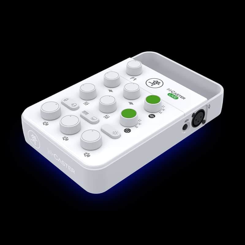 Mint Mackie M-Caster Live Portable Livestreaming Mixer - White
