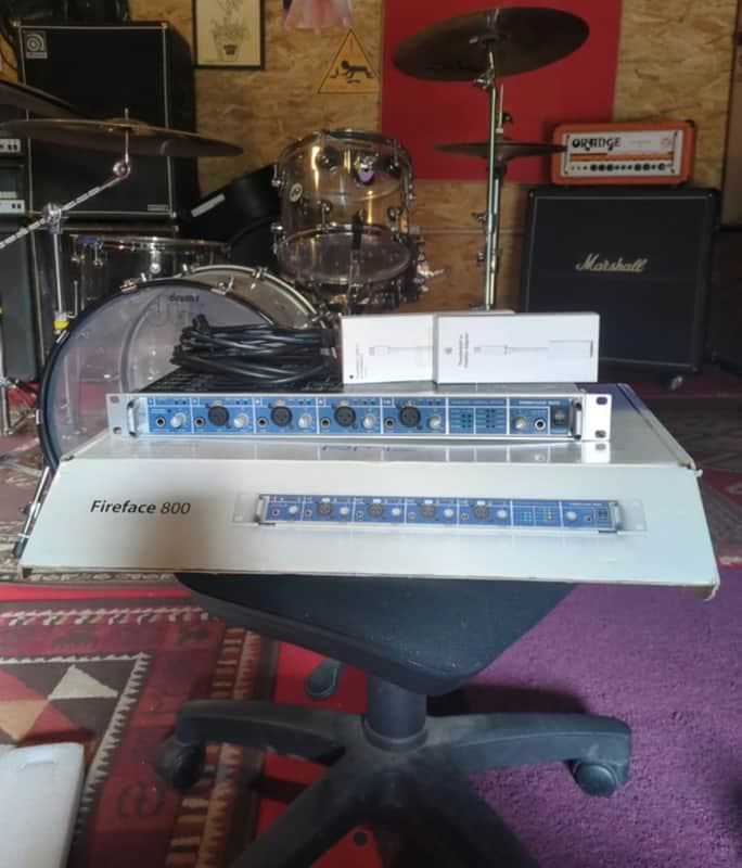 RME Fireface 800 Firewire Audio Interface 2000s - Blue