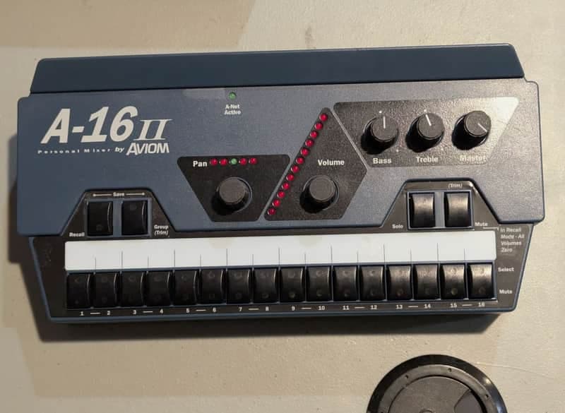 Aviom A-16II Personal Mixer 2010s - Blue