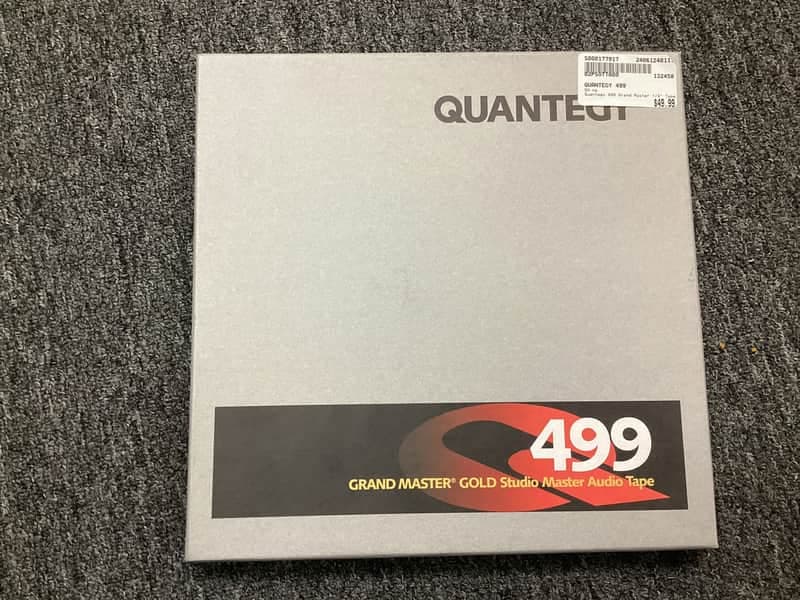 Quantegy 499 Grand Master Gold 1/4 2500 Tape