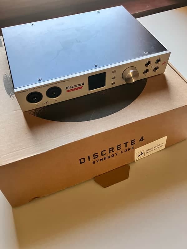 Antelope Audio Discrete 4 Synergy Core Thunderbolt / USB Audio Interface with Onboard DSP 2019 - Present - Silver