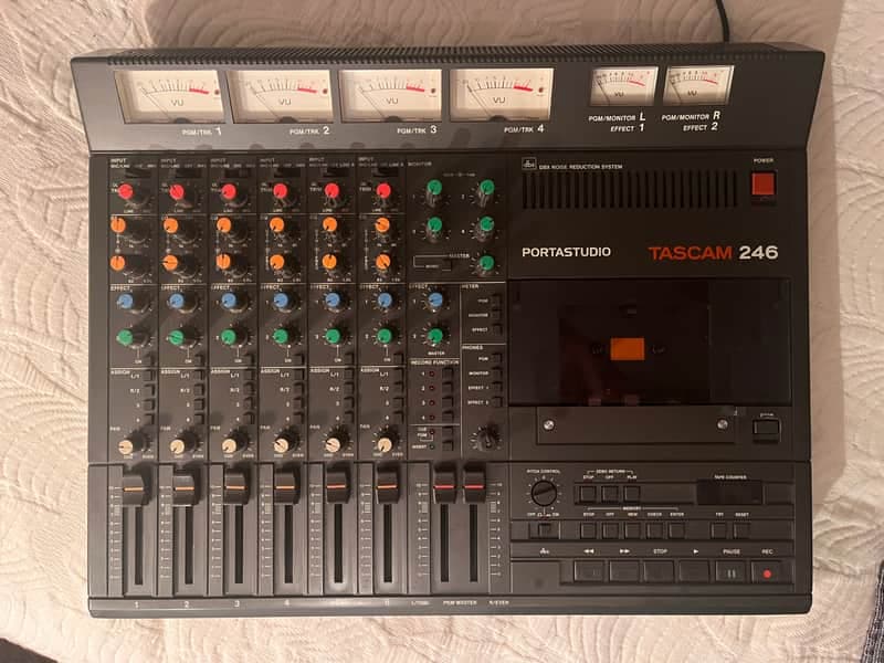 TASCAM 246 Portastudio 4-Track Cassette Recorder 1980s - Brown