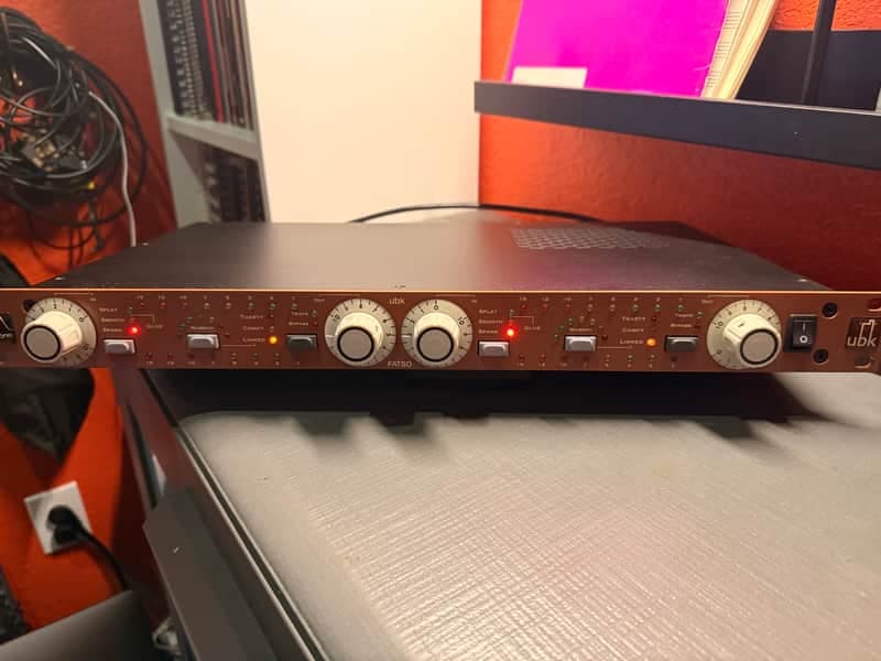 Kush Audio UBK Fatso Dual-Channel Compressor with Saturation 2000s - Brown