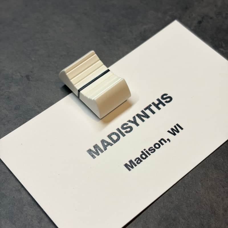 ORIGINAL Mackie Slider Cap, White (760-008-00) for CR-1604