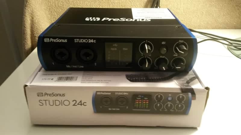PreSonus Studio 24c Portable Ultra-High-Def USB-C Audio Interface (open-box) -Shipping Included!