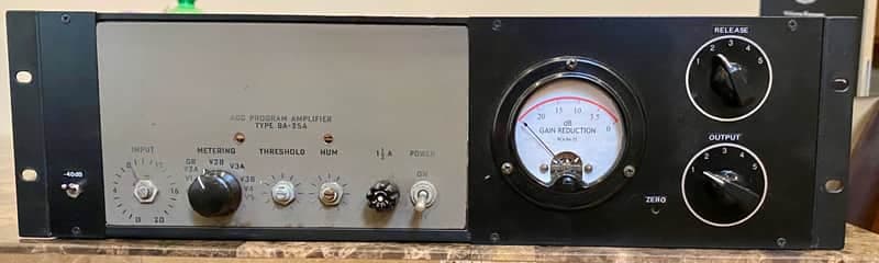 RCA BA-25A Tube Limiting Amplifier professionally racked