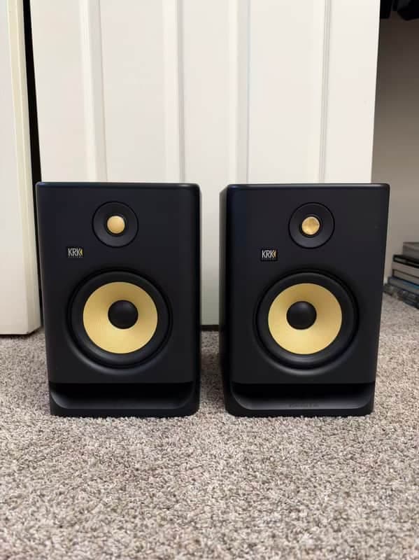 KRK RP-7 Rokit G4 2-Way 7" Active Studio Monitors (Pair) 2019 - 2021 - Black