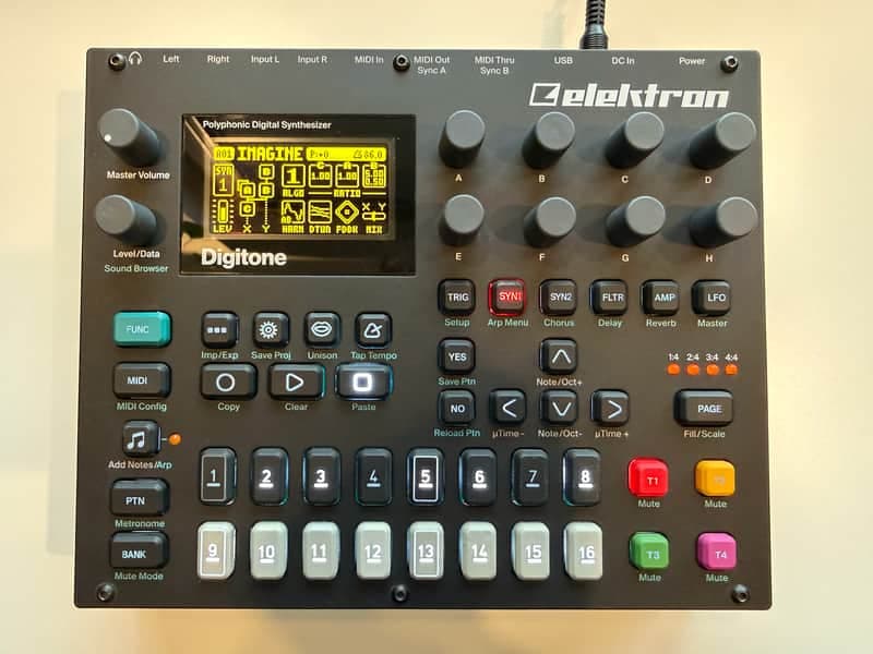 Elektron Digitone 8-Voice Digital Synthesizer 2017 - 2024 - Black
