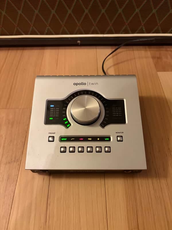 Universal Audio Apollo Twin DUO Thunderbolt Audio Interface 2010s Silver