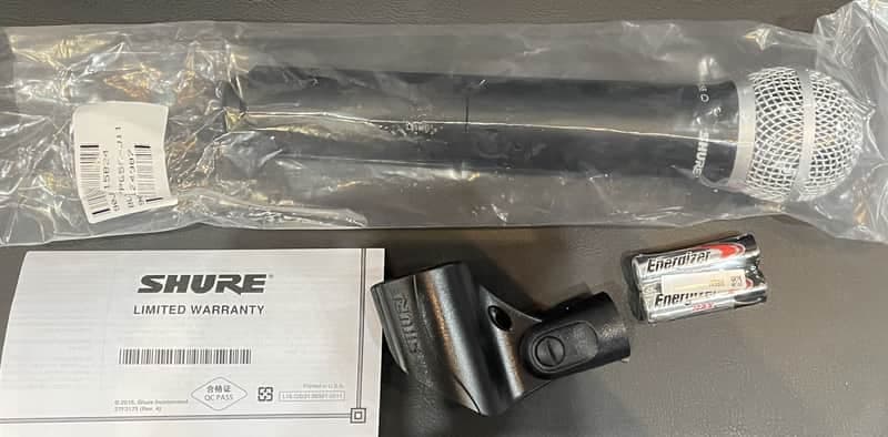 Shure BLX2/PG58=-J11 Frequency 596-616MHz