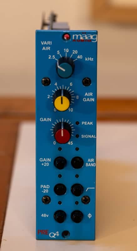 Maag Audio PREQ4 500 Series Mic Pre / EQ Module 2010s - Blue