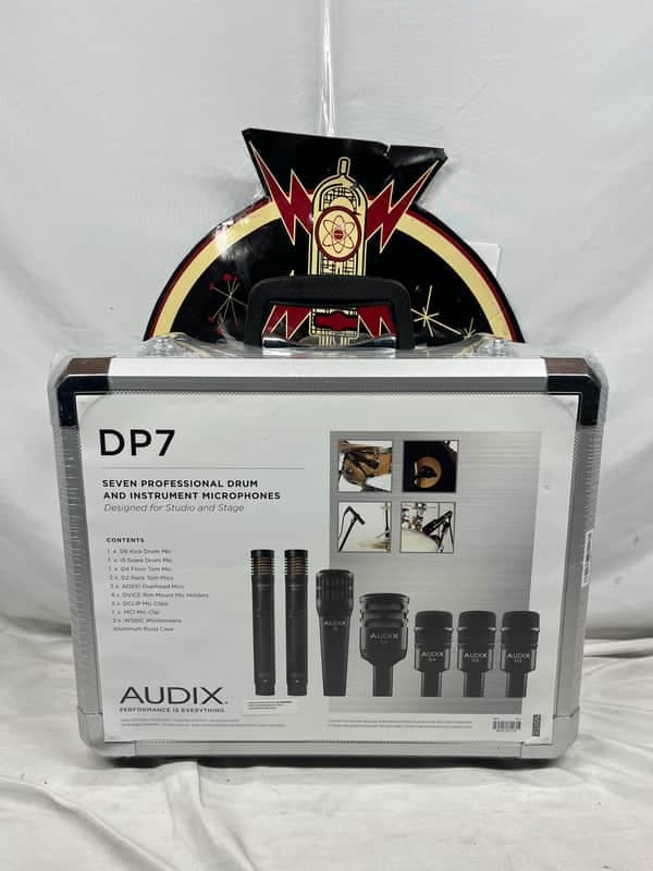 Audix DP7 7-Piece Drum Microphone Set with Case - Unopened!
