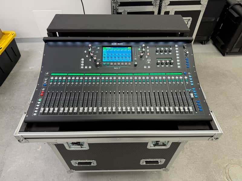 Allen & Heath SQ-7 Digital Mixer w/Dante Card, Case, & More! #2
