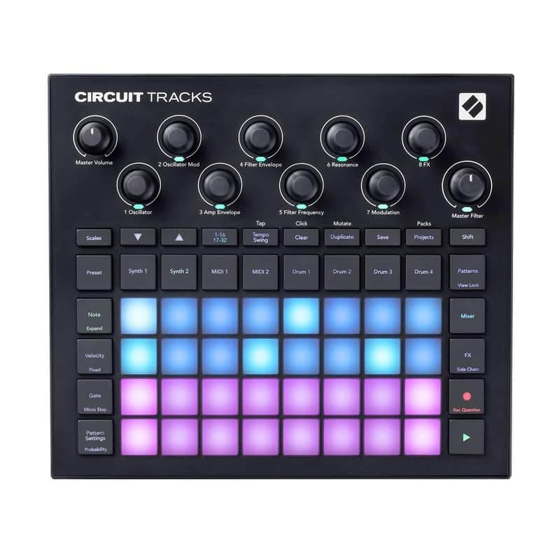 Novation Circuit Tracks Standalone Groovebox Machine w Synths, Drums & Sequencer - Open Box Mint
