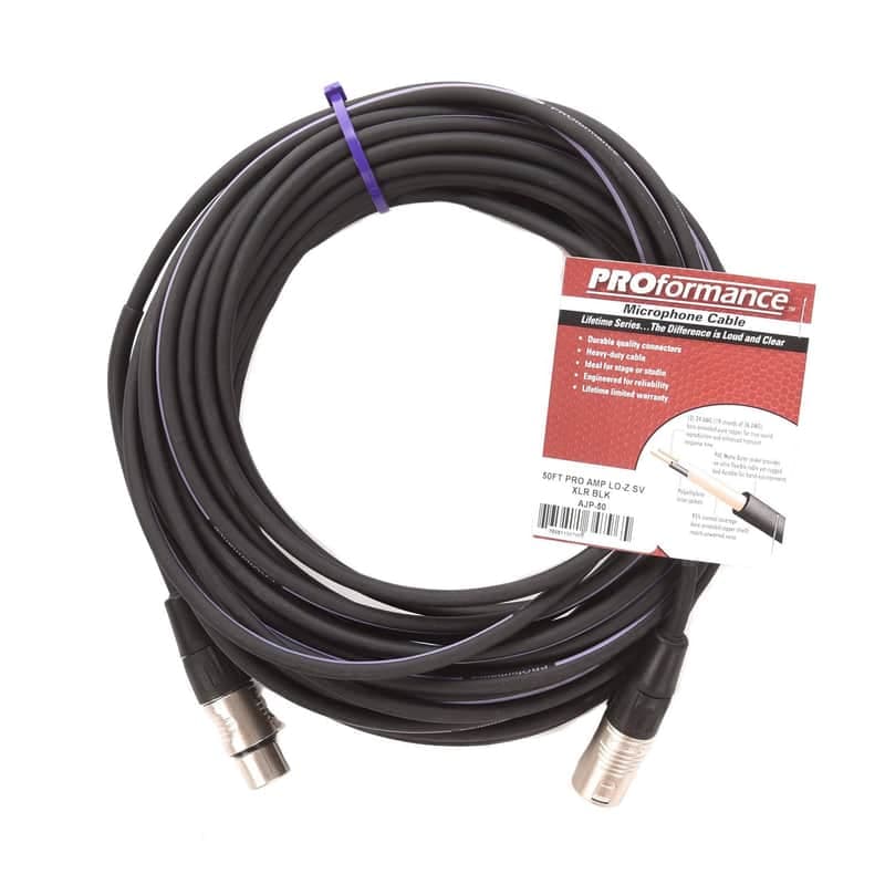 PROFormance - AJP-50 - Lo-Z Microphone Cable - 50FT