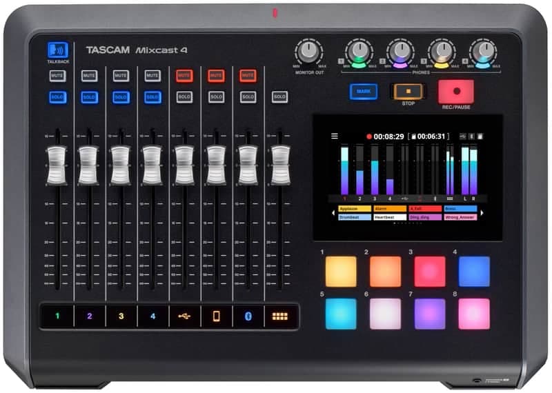 TASCAM MIXCAST 4 PODCAST WORKSTATION