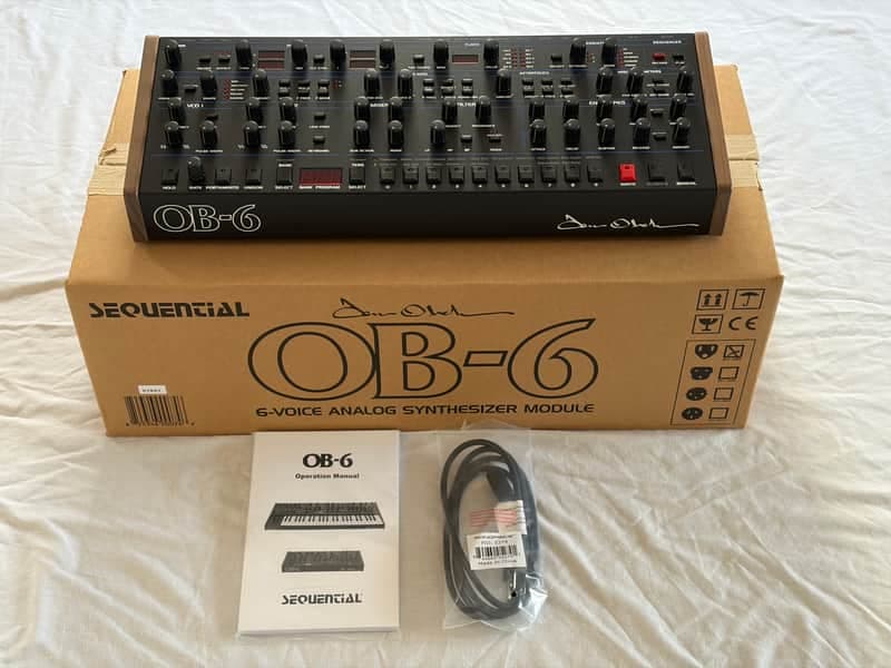 Sequential OB-6 Desktop 6-Voice Polyphonic Synthesizer - Basically Brand New!