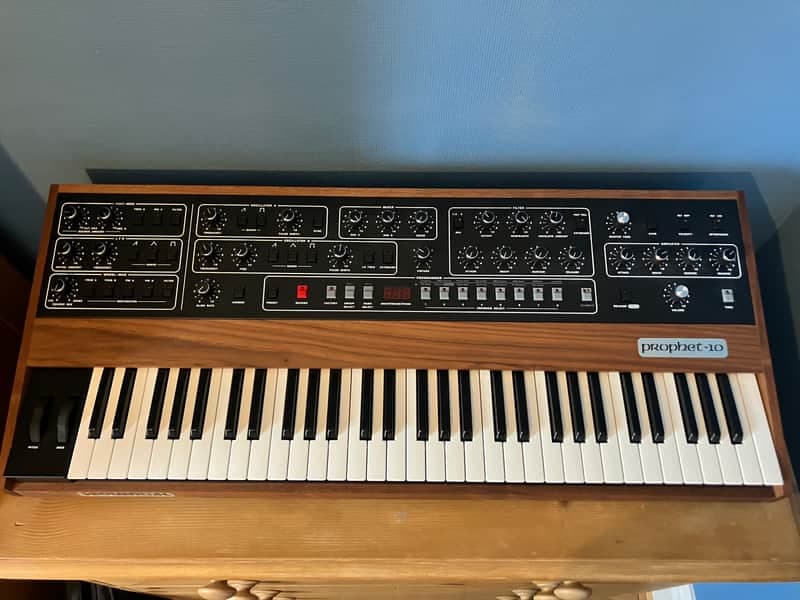 Sequential Prophet-10 61-Key 10-Voice Polyphonic Synthesizer 2020 - Present - Black with Wood Sides