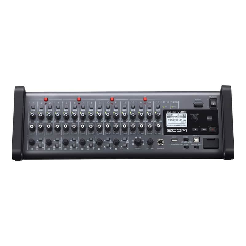 Zoom LiveTrak L-20R Rack Mount Portable Mixer and Recorder
