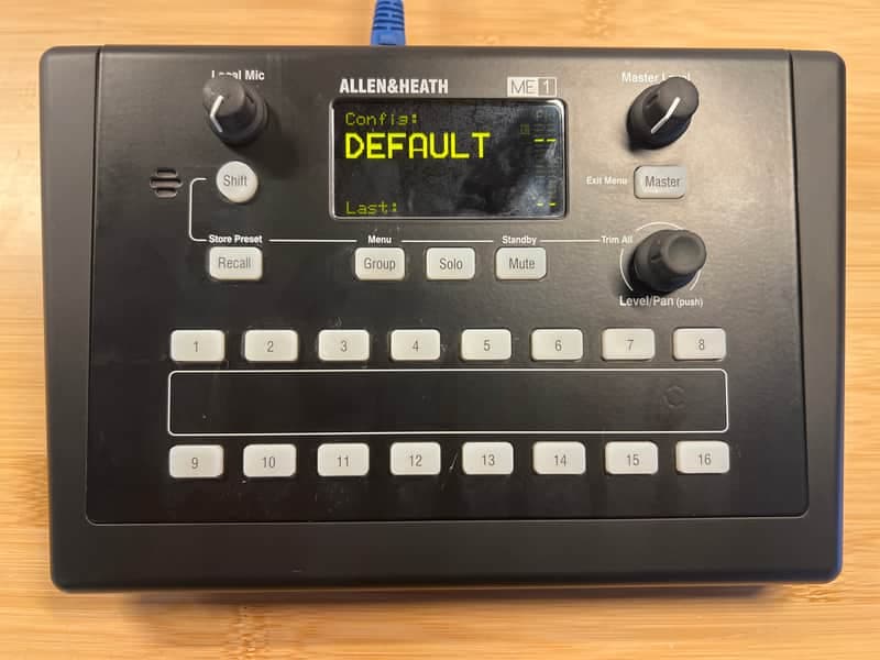 Allen & Heath ME-1 Personal Monitoring Mixer 2014 - Present - Black/Red