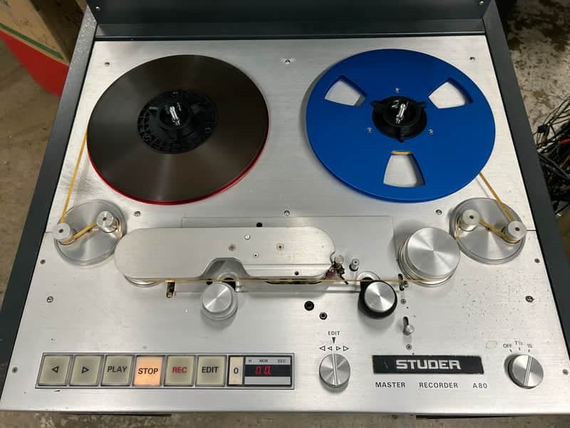 Studer A80 MKII VU Reel to Reel Tape Deck. REBUILT!