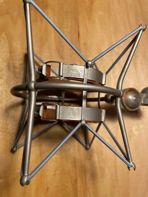 Neumann u47 vintage shock mount - EA47 60s - nikel