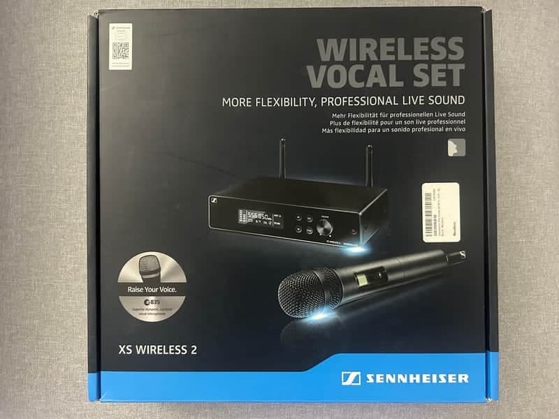 Sennheiser E835 XS WIRELESS 2 VOCAL SET 2017 - BLACK