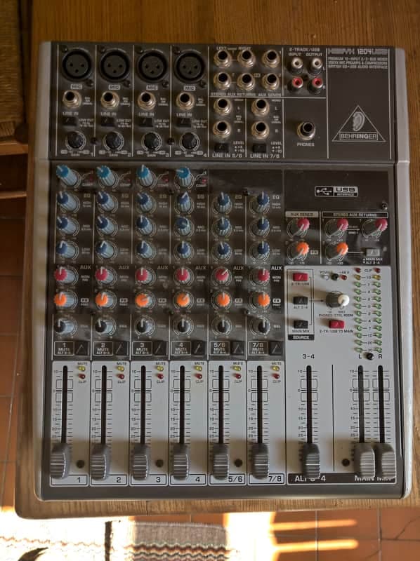 Behringer 1204USB 12-Input 2-Bus Mixer XENYX EQ 2016 - Present - Standard