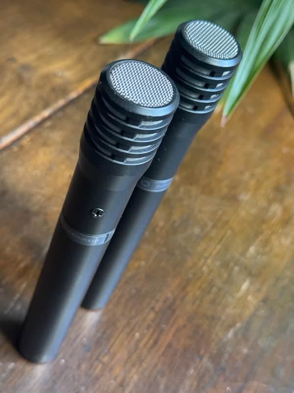 Shure SM94 Condenser Microphones PAIR (phantom or AA powered)