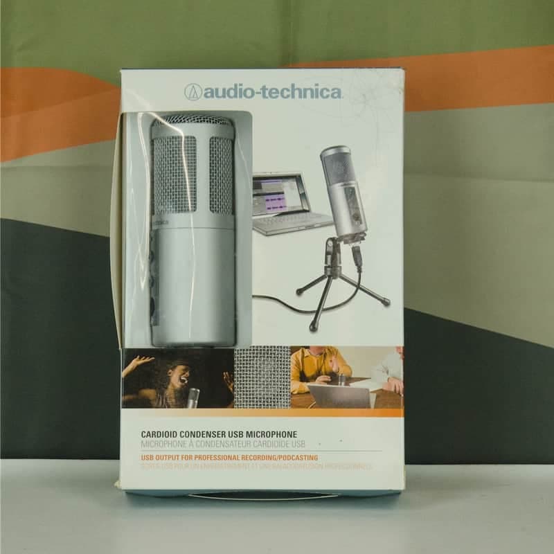 Used ATR2500-USB MIcrophone, Cable & Box