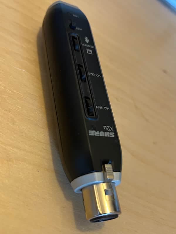 Shure X2U recording interface