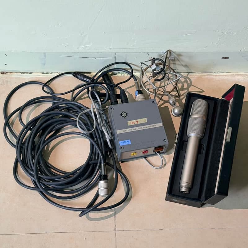 Neumann SM 69 fet Stereo Condenser Microphone 1970s - Nickel