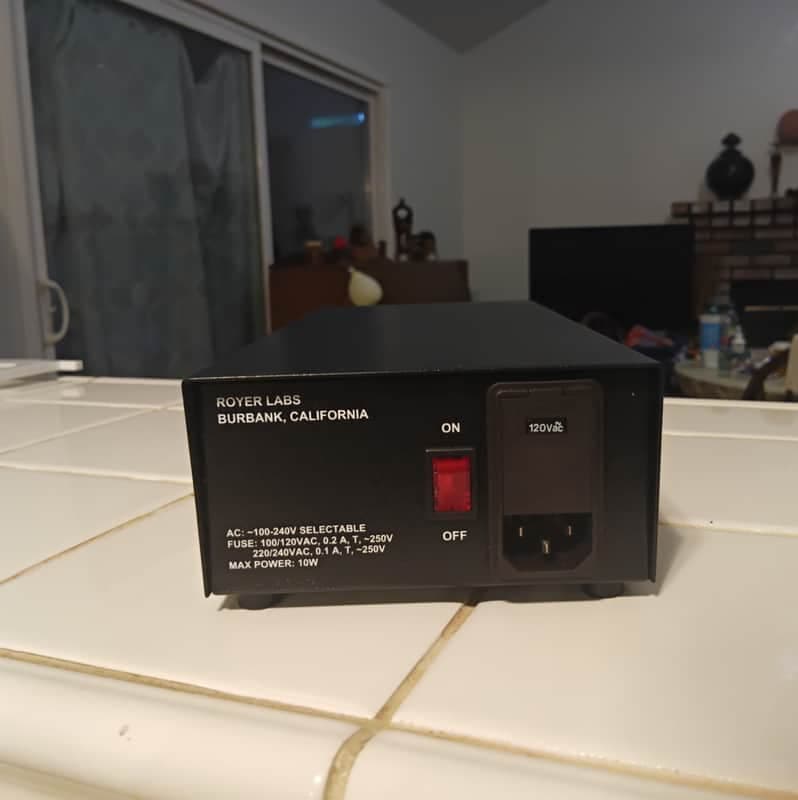 Royer R-122V Royer Labs Vacuum Tube Ribbon Microphone Power Supply 2006