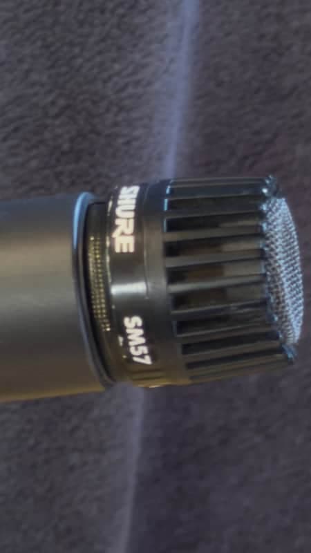 Shure SM57 Cardioid Dynamic Microphone 1984 - Present - Black