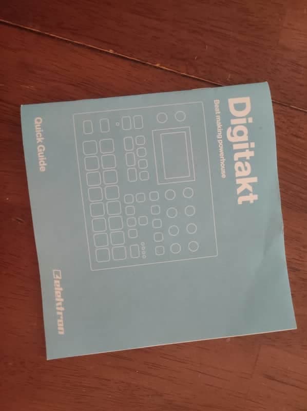 Elektron Digitakt MK1 Quick Guide & Safety Instructions 2017