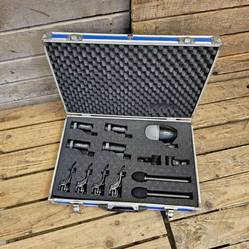 Drum Microphone Set Eagle With Case USED! RKEE200526