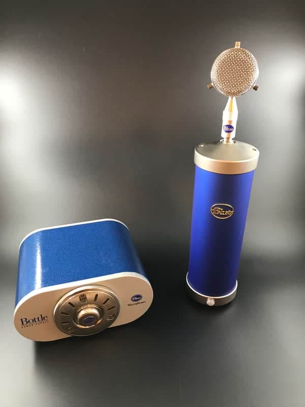 Blue Bottle Tube Mic with B6 Capsule - Blue