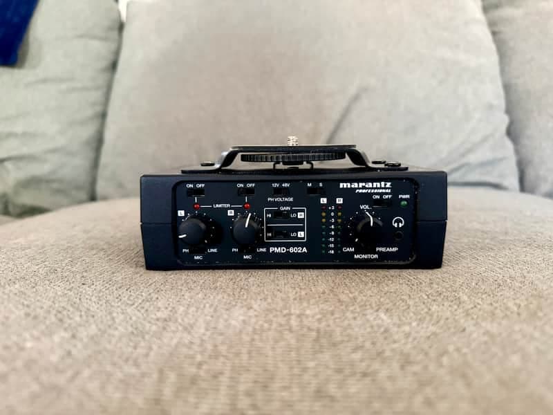 Marantz PMD-602A 2-Channel DSLR Audio Interface 2010s - Black